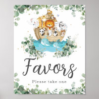Noah's Ark Green Baby shower d'anniversaire Faveur