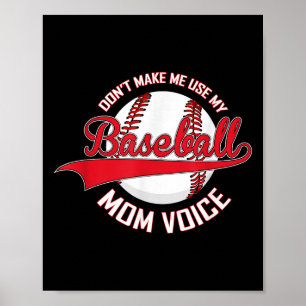 Poster N'obligez pas à utiliser ma voix de mère de baseba