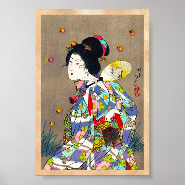 Poster Nobukazu Yosai Favoris De Belles Dames Amour (Devant)