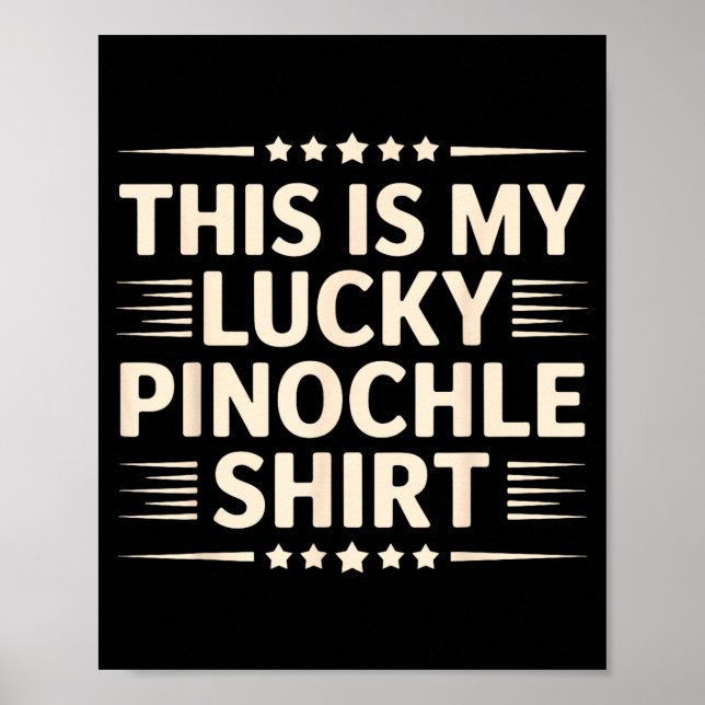 Poster Nochle Art For Men Women Kids Playing Cards Nochle (Devant)