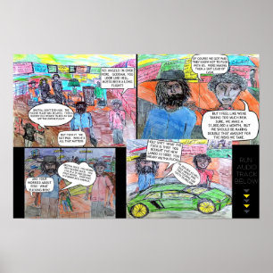 POSTER NOCKLIST COMICS - L'ARRIVÉE