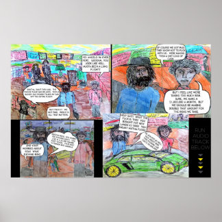 POSTER NOCKLIST COMICS - L'ARRIVÉE