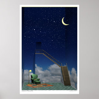 Poster Nocturne Lune