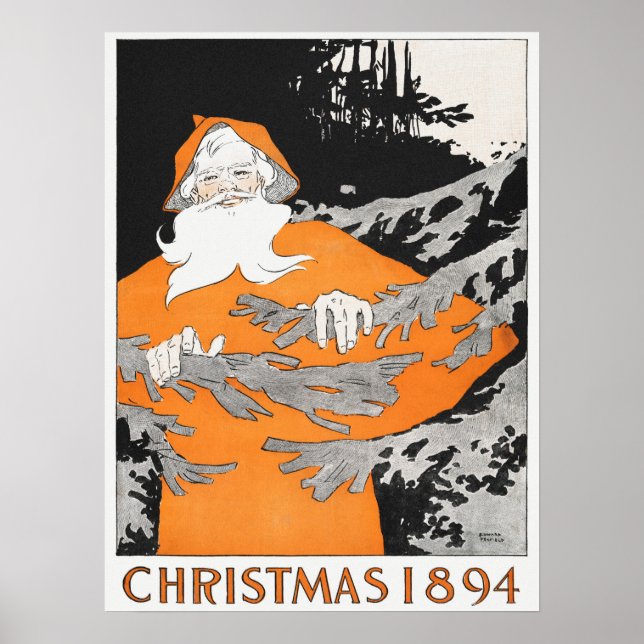 Poster Noël 1894 (1894) père Noël (Devant)