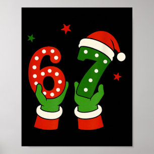 Poster Noël 67 Six Sept Drôle Gen Z Alpha Argot Mème
