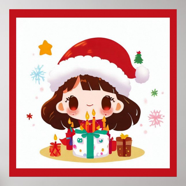 Poster Noël Anniversaire 2 (Devant)