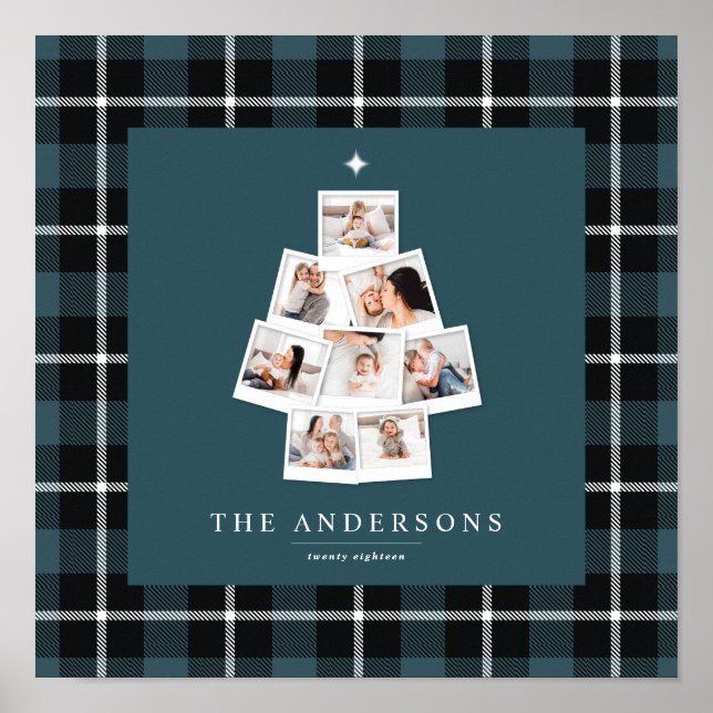 Poster Noël arbre photo (Devant)