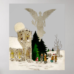 Poster Noël blanc