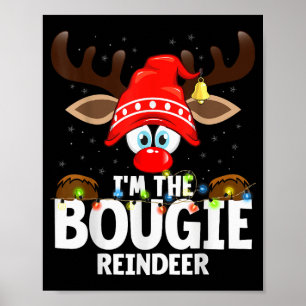 Poster Noël Correspondant Je Suis Le Renne Bougie