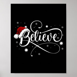 Poster Noël - Croire le Père Noël Croire Noël