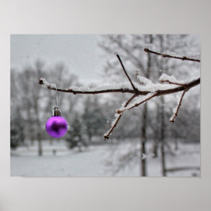 Poster Noël de sensibilisation au cancer