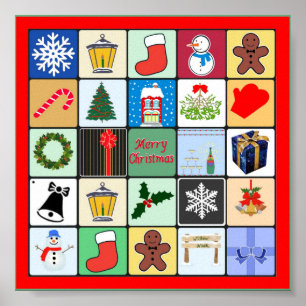 Poster Noël de toutes les choses