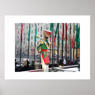 Poster Noël du Rockefeller Center