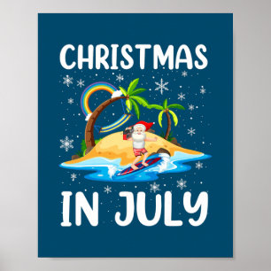 Poster Noël En Juillet
