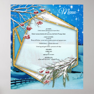 Poster Noël et Nouvel An 2024