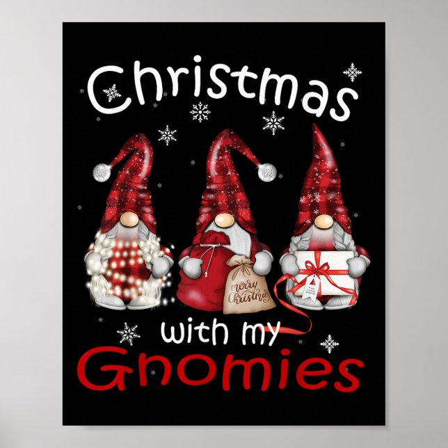 Poster Noël Gnome Famille Pour Femmes Hommes - Buffalo Pl (Devant)