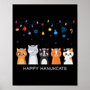 Poster Noël Hanoukka Menorah Store Ugly Hanoukka Swe