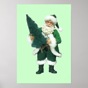 Poster Noël irlandais le père noël