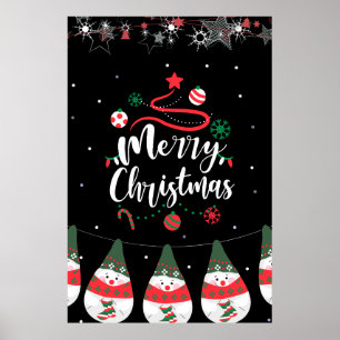 Poster Noël Jingle Bells Joyeuse Salutations Collection
