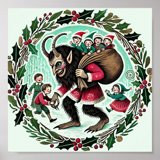 Poster Noël Krampus (Devant)
