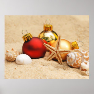 Poster Noël par temps chaud