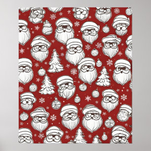 Poster Noël Père Noël