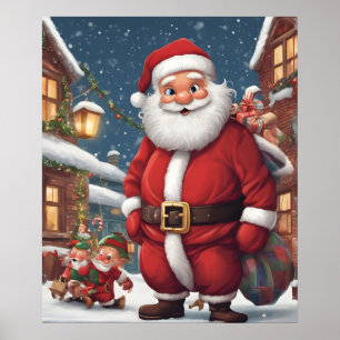 Poster Noël Père Noël