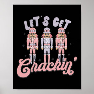Poster Noël Rétro Obtient Crackin Nutcrackers Vinta