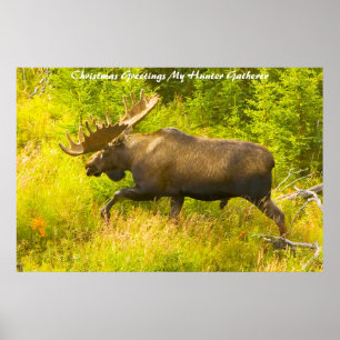 Poster Noël Salutations Mon Hunter Gatherer