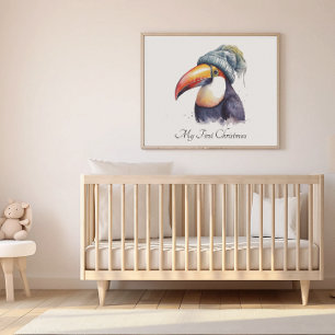 Poster Noël Toucan, personnalisable