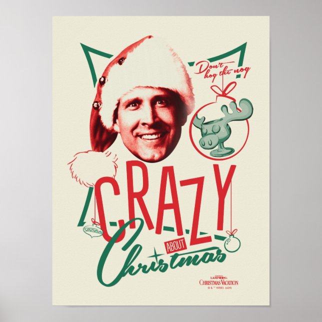 Poster Noël Vacances Fou À propos de Noël (Devant)