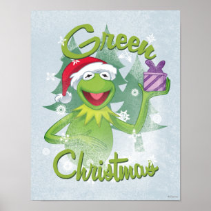 Poster Noël vert
