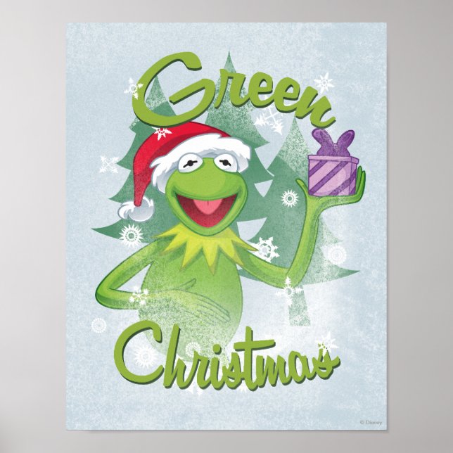 Poster Noël vert (Devant)