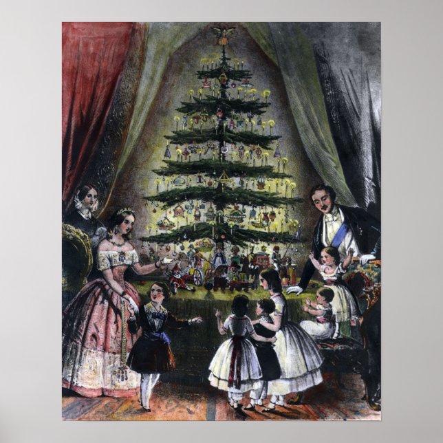 Poster Noël victorien (Devant)