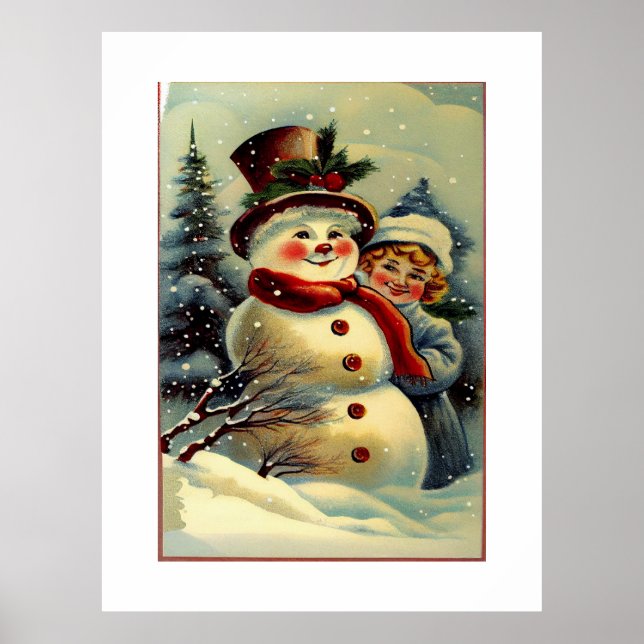 Poster noël vintage (Devant)