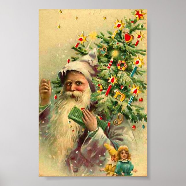 Poster Noël vintage (Devant)