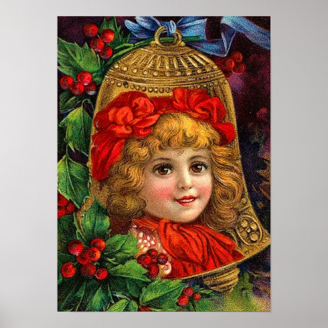 Poster Noël vintage (Devant)
