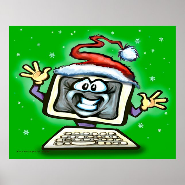 Poster Noël virtuel (Devant)