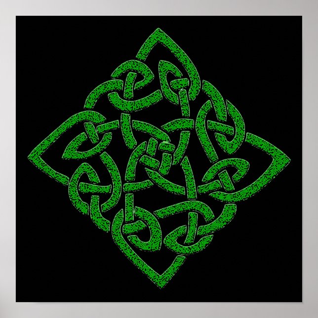 Poster Noeud celtique - Diamant (Devant)