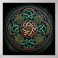 Noeud Celtique Green Gold