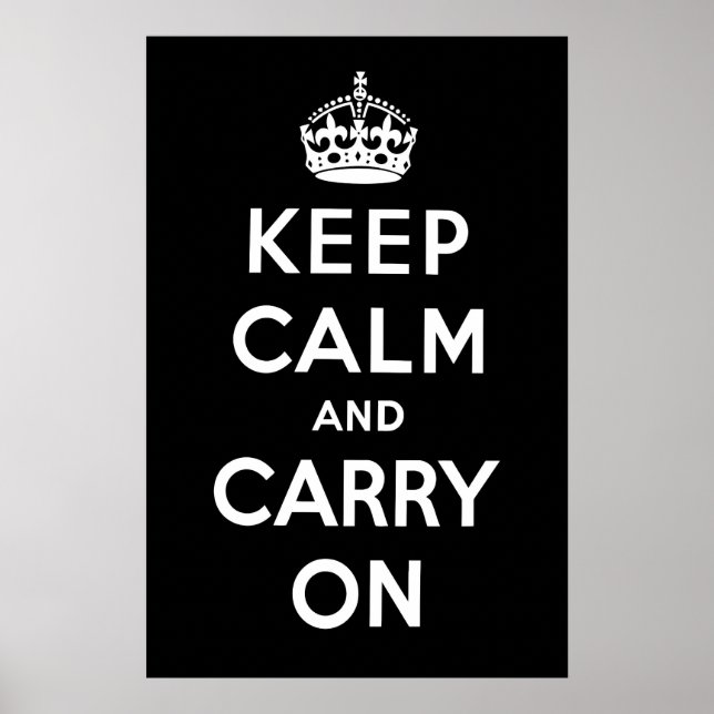 Poster Noir (Devant)