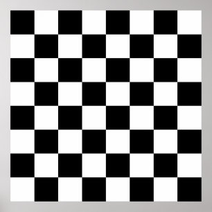 Poster noir, blanc