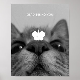 Poster Noir&Blanc 17yro kitty