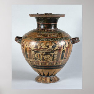 Poster Noir-chiffre hydria