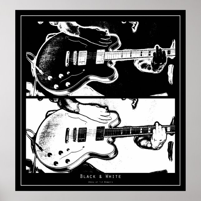 Poster Noir et blanc (Devant)