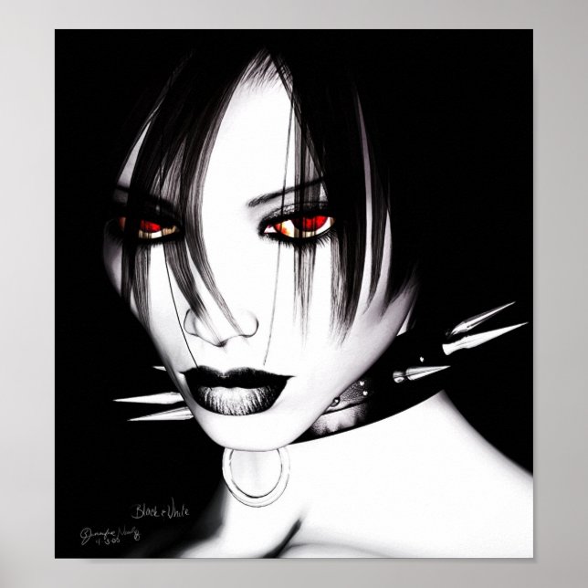 Poster Noir et blanc (Devant)