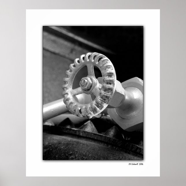 Poster Noir et blanc classique (Devant)