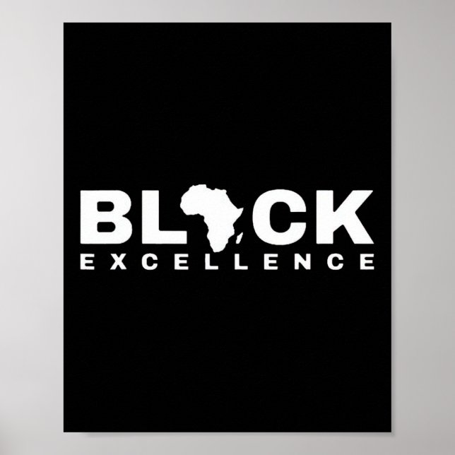 Poster Noir Histoire Mois Sensibilisation Afro-Américain  (Devant)