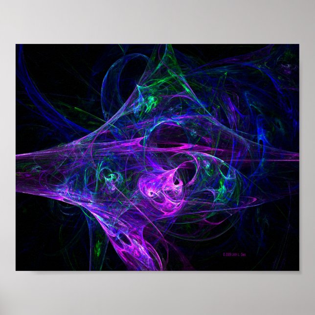 Poster Noir Noir 8" x 10" Imprimer (Devant)