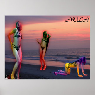 Poster Nola plage